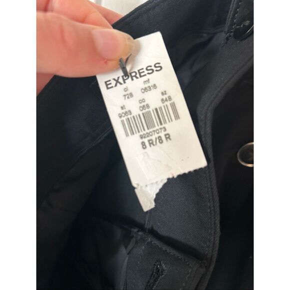 Express black ankle sailor style pants size 8R NWT - Picture 4 of 6